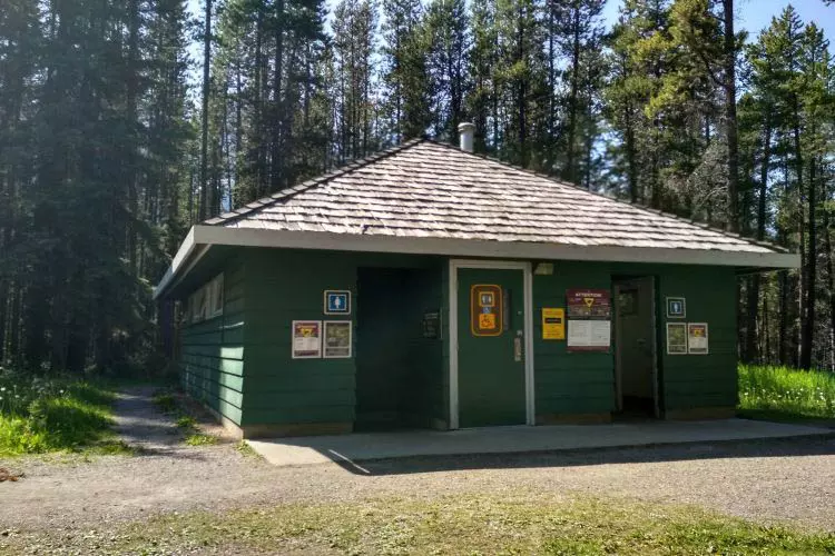 Two jack lake campground in Canada 6