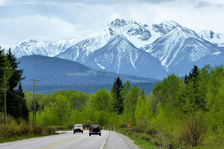 Yoho NP Strasse