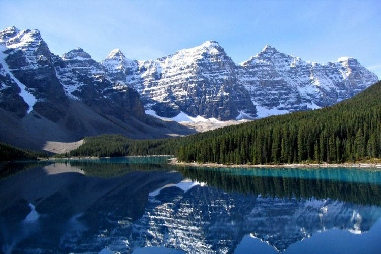 banff See mit Bergpanorama