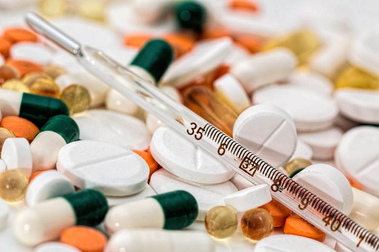 thermometer in Tabletten