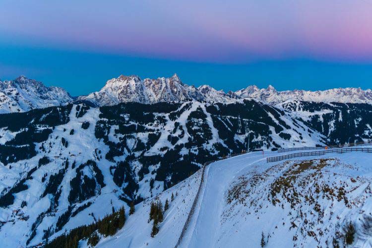 Berglandschaft im Winter
