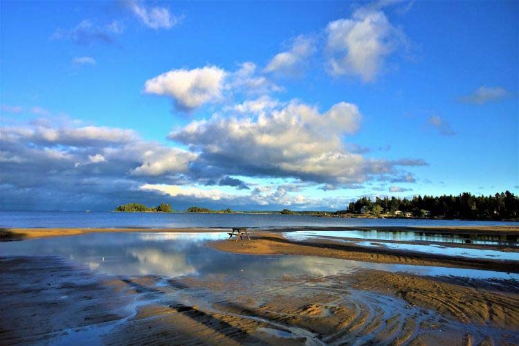 Strand bei Ebbe