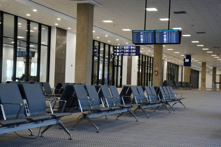 Sitzbank Flughafen