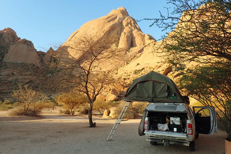 Camping in Namibia 
